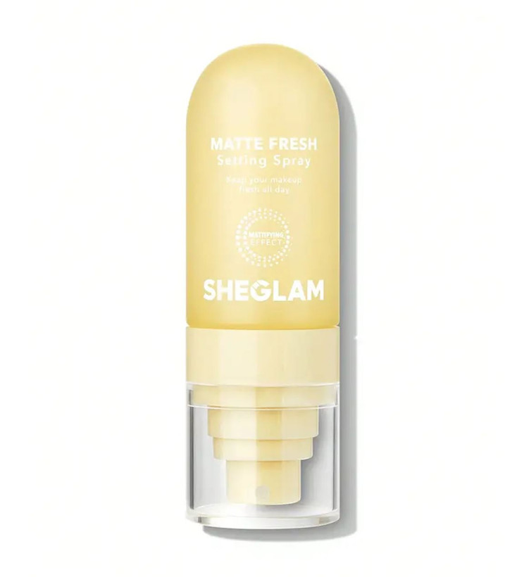 اسپری فیکس شیگلم مدل Matte Fresh مناسب پوست خیلی چرب ، کنترل چربی پوست و افزایش ماندگاری میکاپ