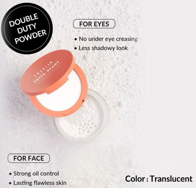 مشخصات پودرفیکس دو طبقه شیگلم رنگ translucent
