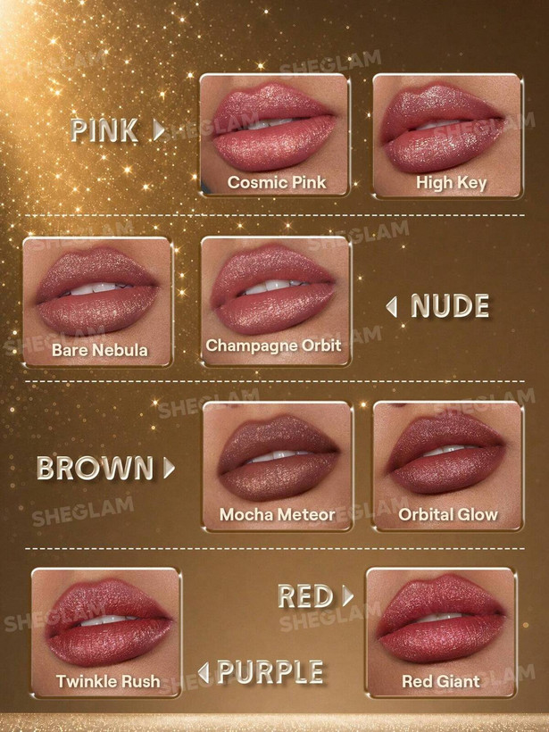 رژلب مایع اکلیلی stardust swipe شیگلم